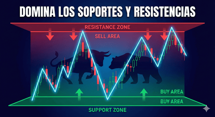 Guía Definitiva de Soportes y Resistencias en el Análisis Técnico