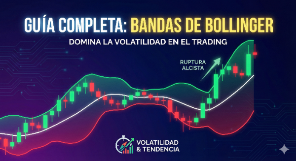 Bandas de Bollinger identificando la Volatilidad