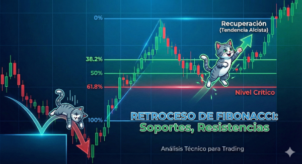 El Retroceso de Fibonacci para Identificar Soportes, Resistencias y Cambios de Tendencia